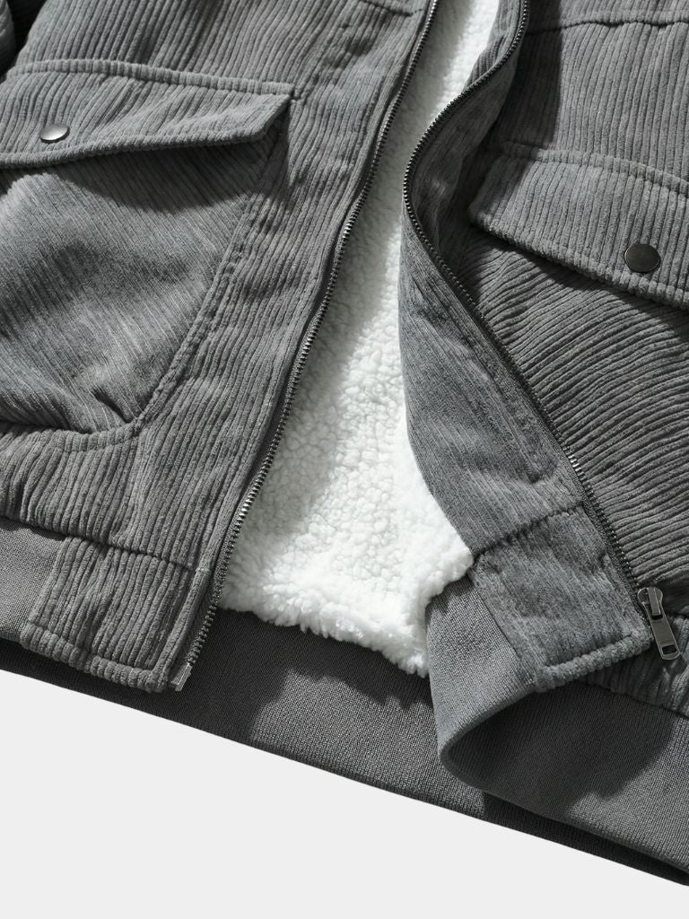 Chaqueta Sherpa Cargo Mineral de Hierro
