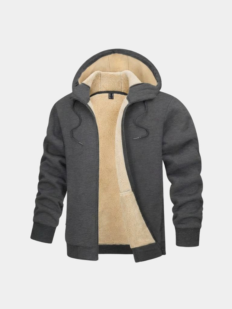 Chaqueta de Invierno con Capucha Sherpa