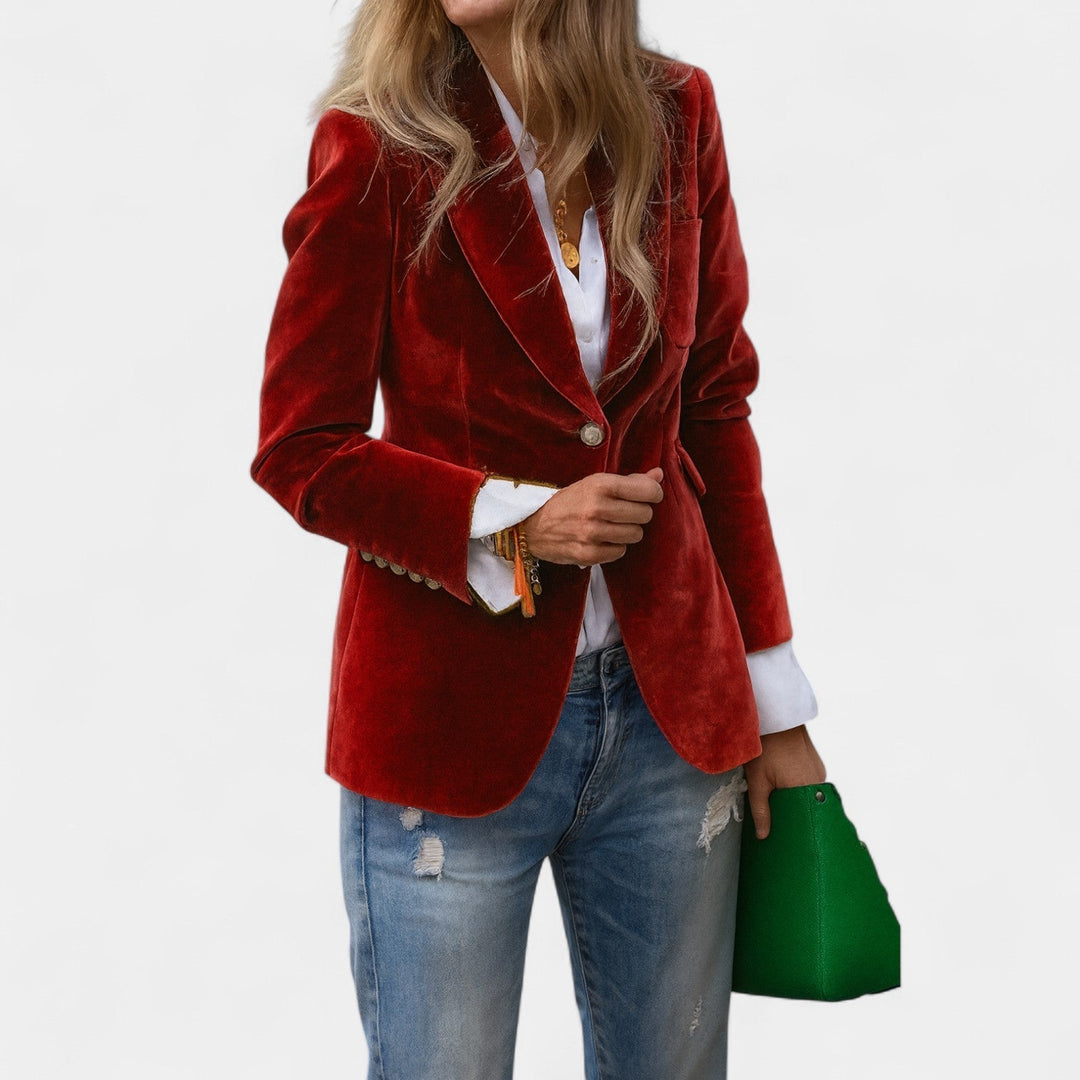 Andrea – Saco de terciopelo