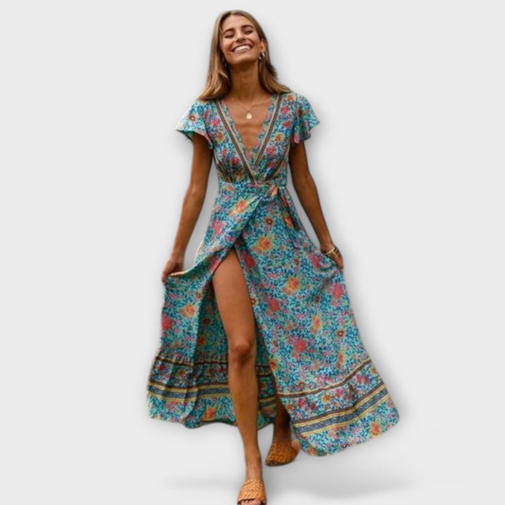Shylin Boho Maxi Vestido