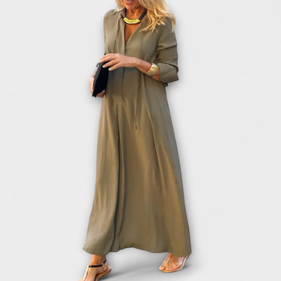 Hannalore - Vestido Maxi Cómodo