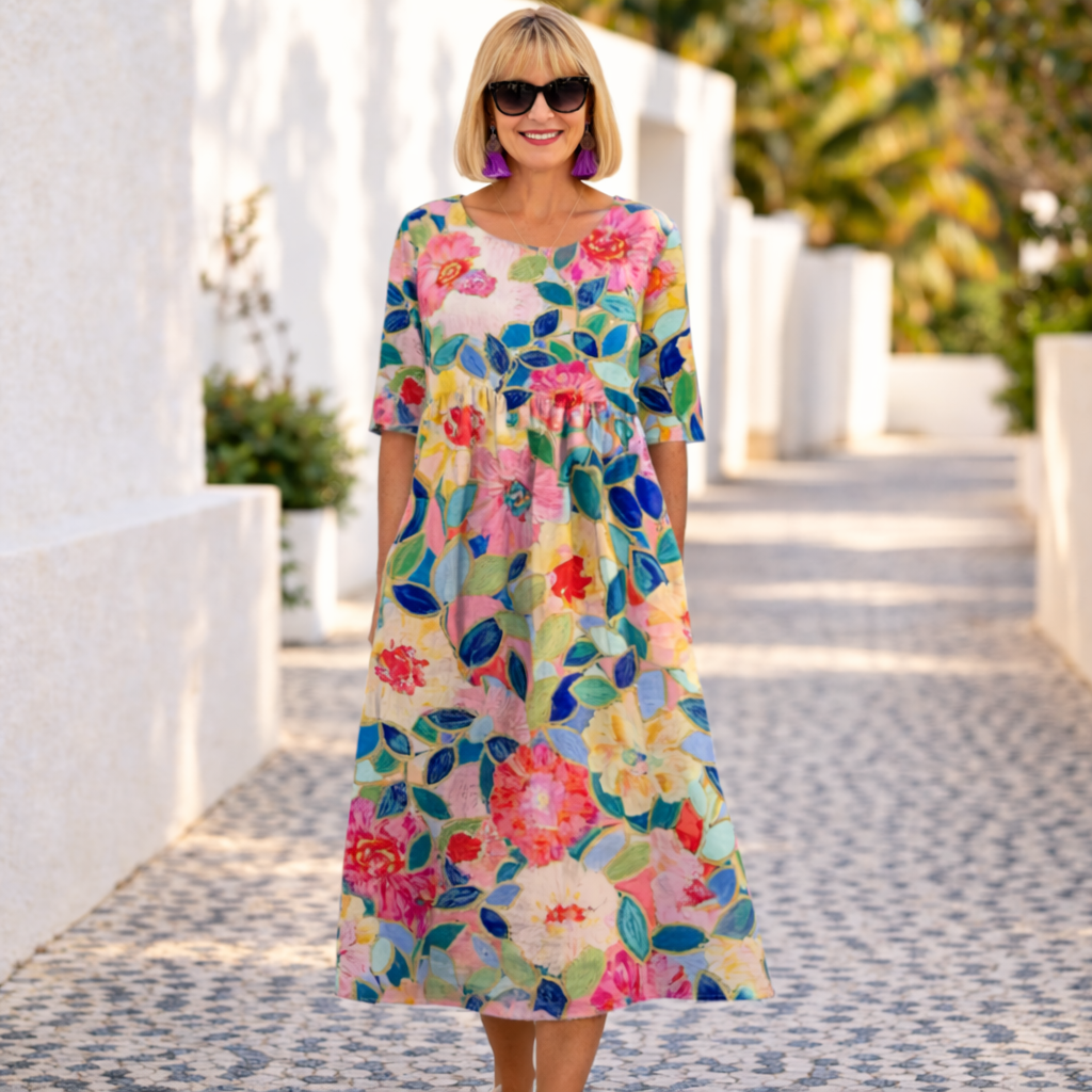 Susan | Vestido Floral con un Toque Veraniego