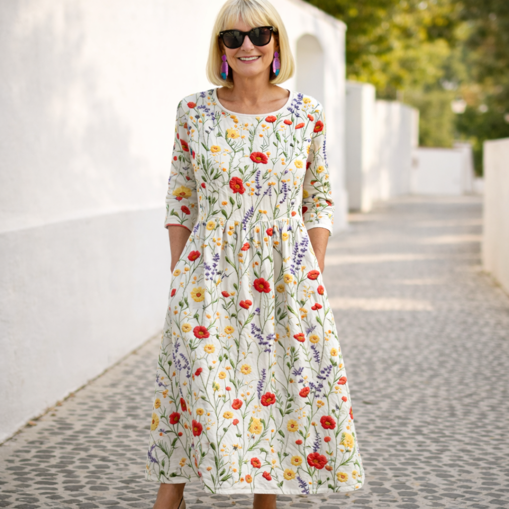 Nelly | Vestido Maxi - Patrón Floral