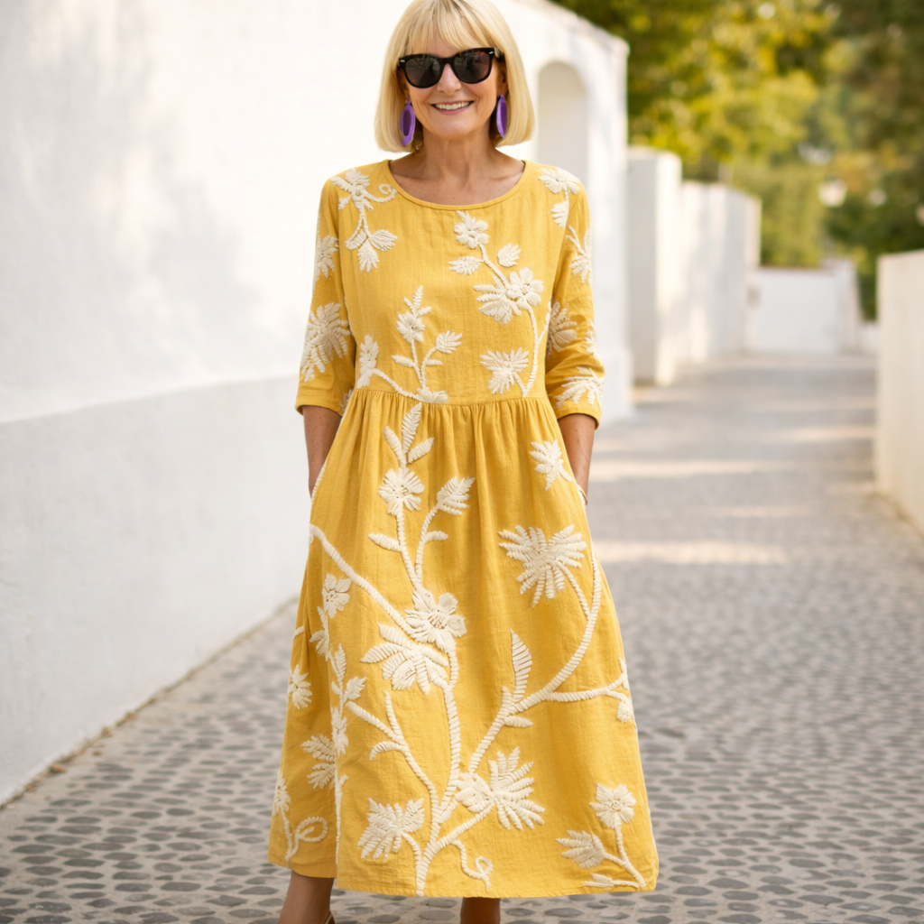 Nelly | Vestido Maxi - Patrón Floral