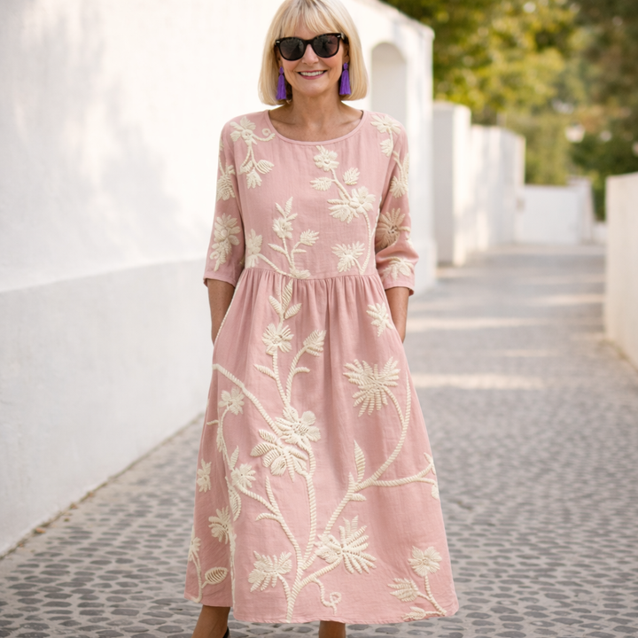 Nelly | Vestido Maxi - Patrón Floral
