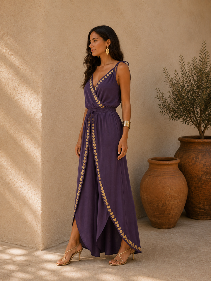 Donatila |Mono cómodo con detalles dorados y un corte elegante