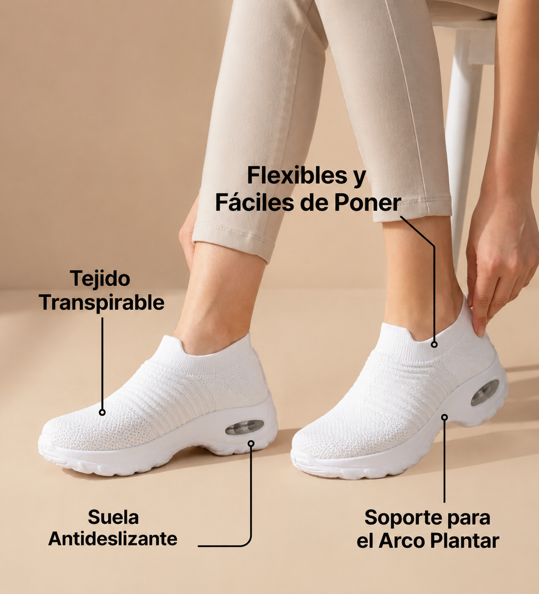 OrthoPro | Zapatillas Grip Invisible
