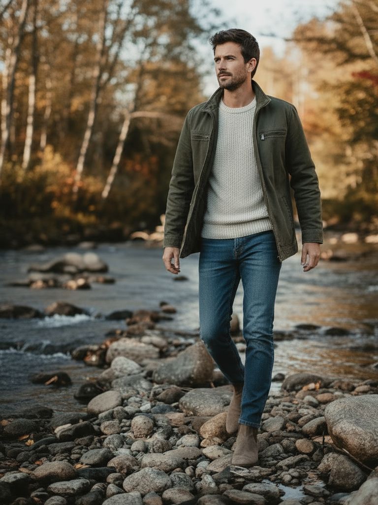 Valmont Premium Vintage Olive Field Jacket
