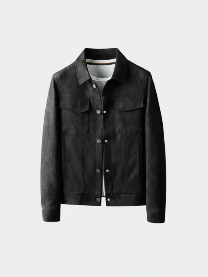 Chaqueta de Cuero Aviador Laurent