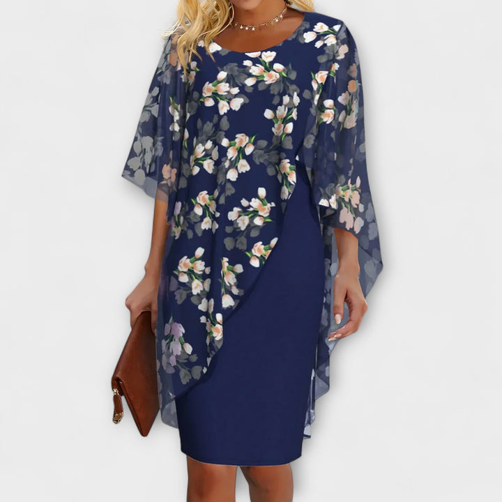 Lyanna - Vestido de gasa floral para mujeres