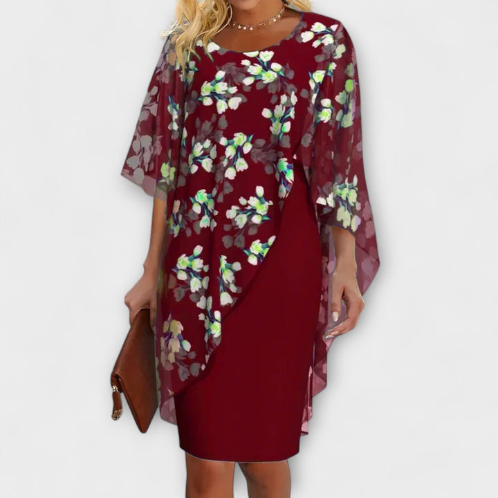 Lyanna - Vestido de gasa floral para mujeres