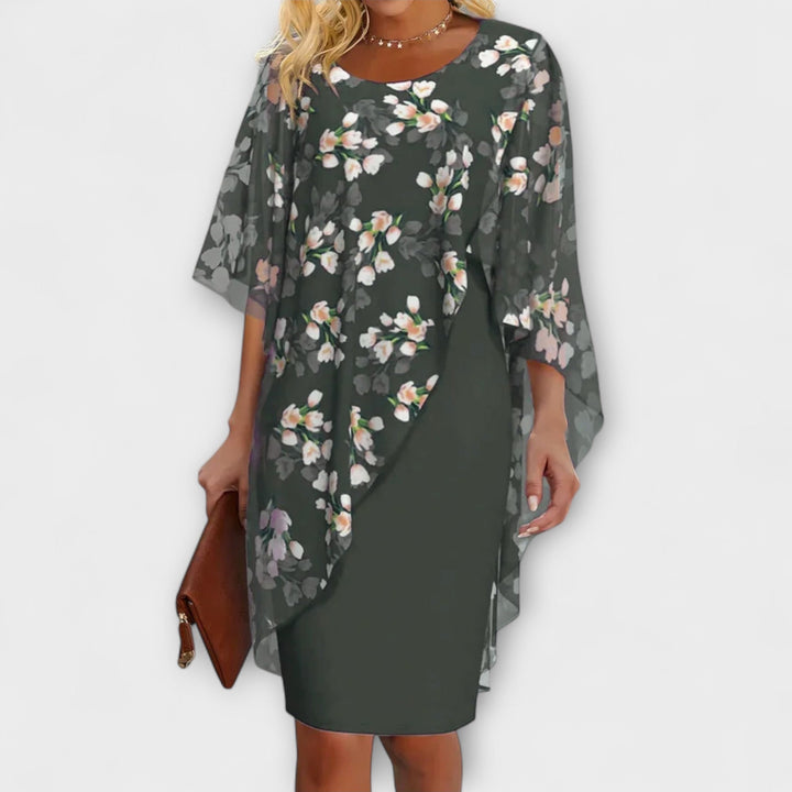 Lyanna - Vestido de gasa floral para mujeres