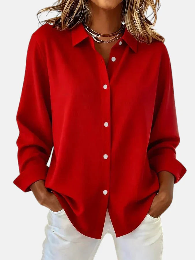 Melanie™ | Blusa elegante con botones