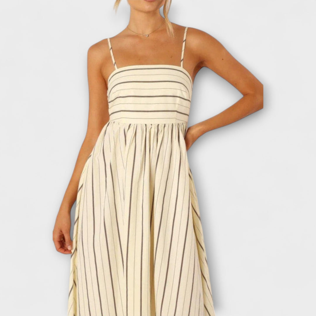 Rosa - Vestido Casual a Rayas