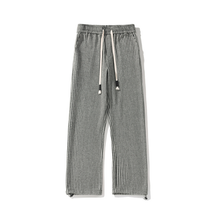 XAVIERA – PANTALONES DE FELPA MODERNOS A RAYAS