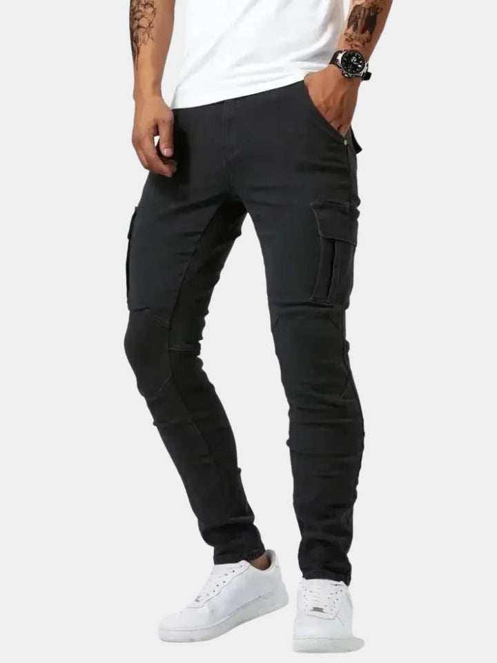 Pantalones Cargo de Denim