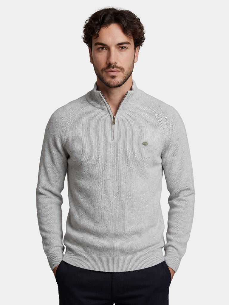Suéter Chic con Cuello Zip