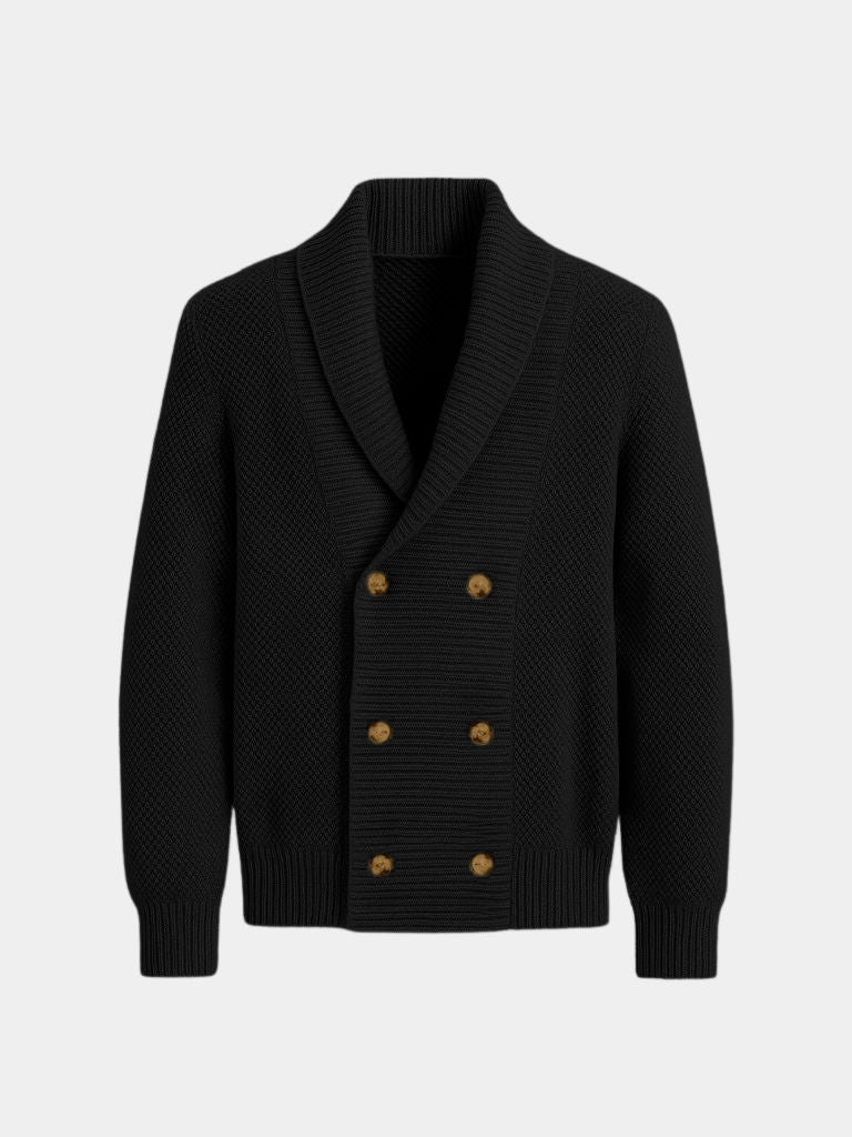 Cardigan de Punto Británico Elegante