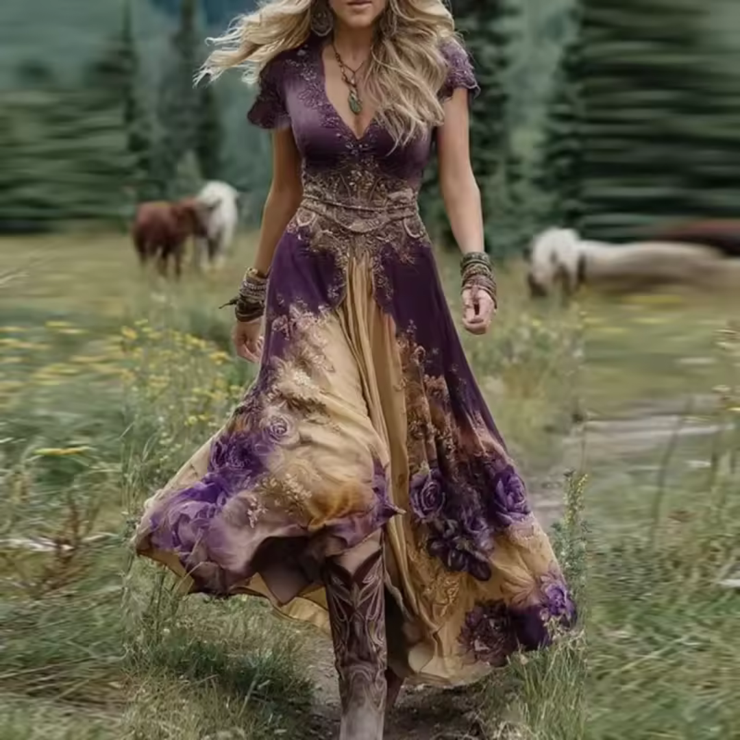 Celestine – Vestido bordado elegante