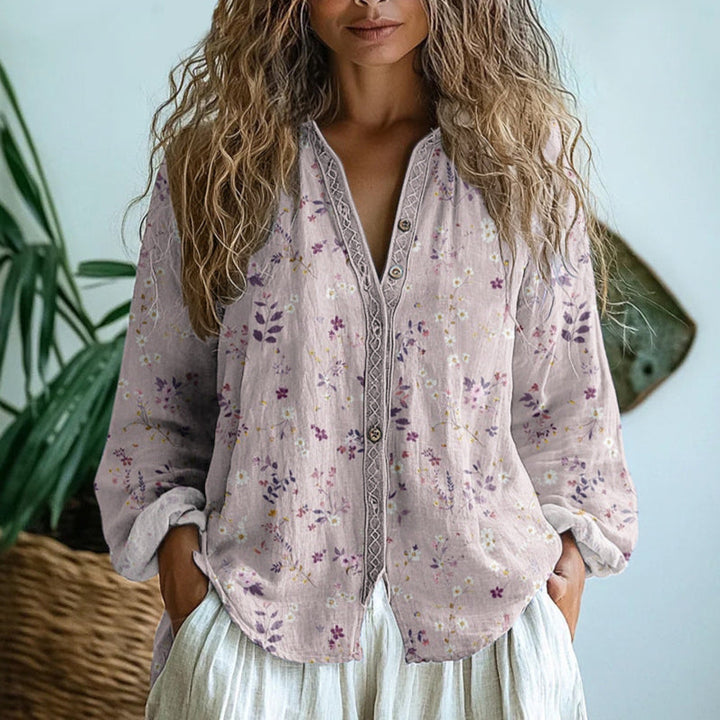 Blusa retro estampada Alexandra™