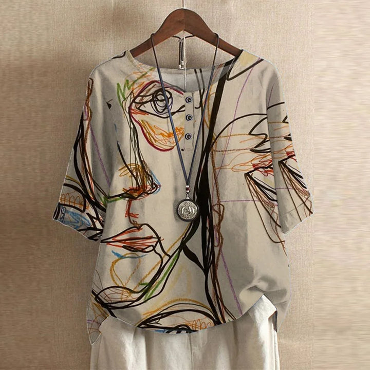 Dakota™ | Blusa retro estampada