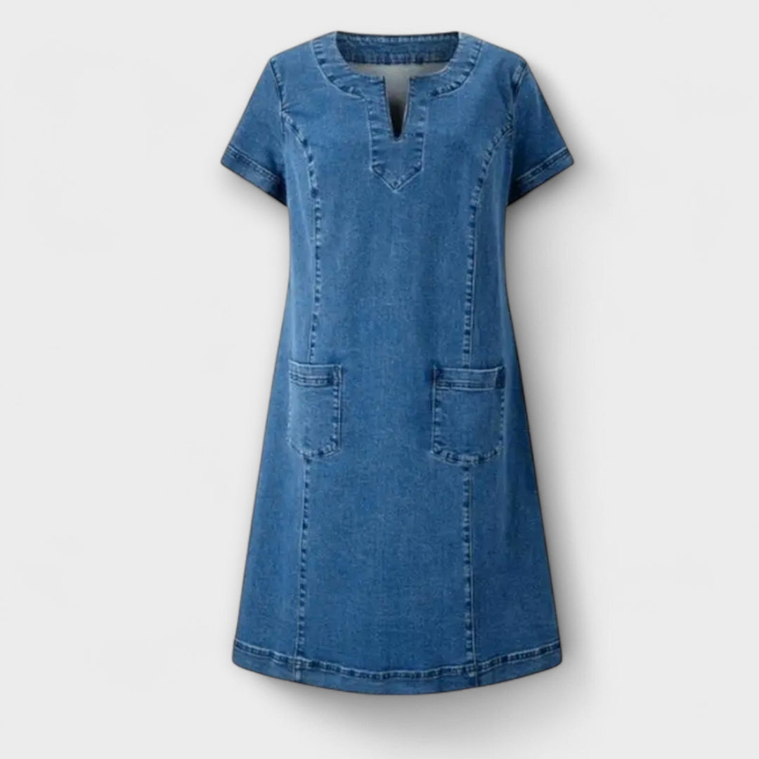 Mathea - Vestido de Jeans Suave
