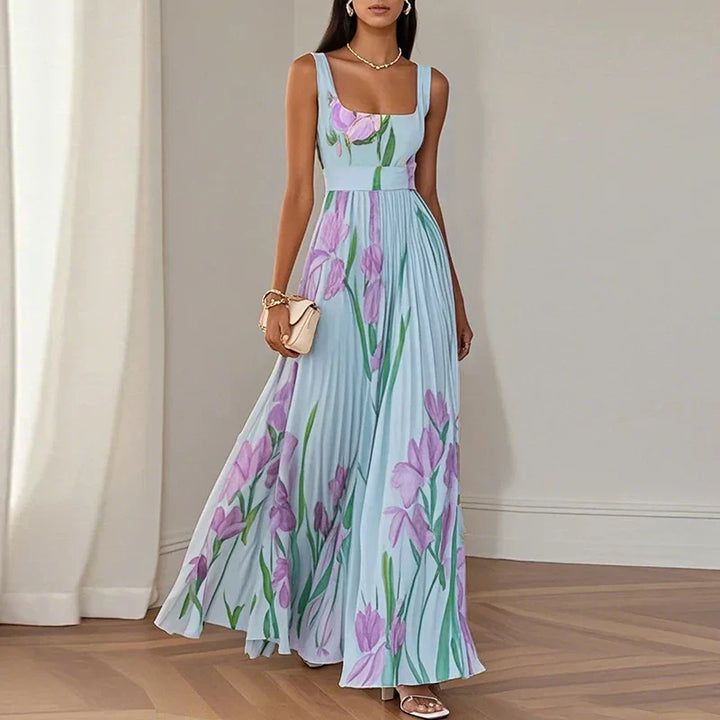Oriah™ | Vestido Maxi A-Line Floral