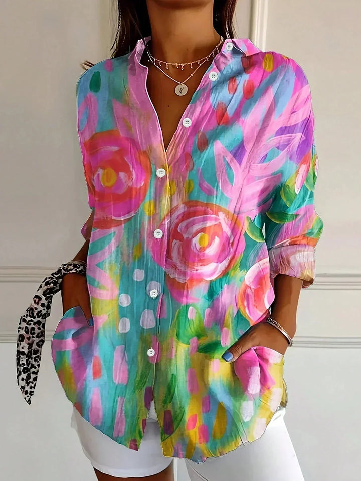 Blusa fluida estampada Kathryn™