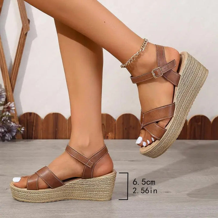 Daphnie - Sandalias de cuña