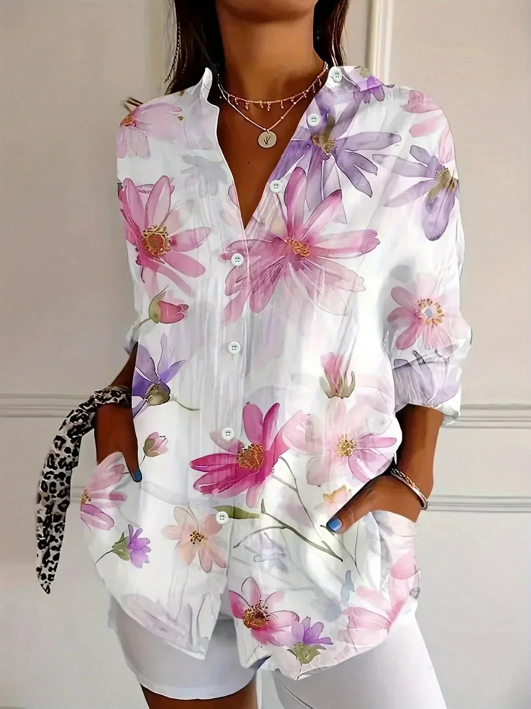 Blusa fluida estampada Kathryn™