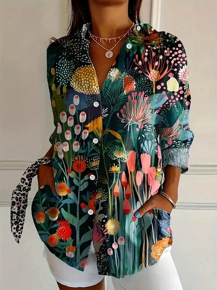 Blusa fluida estampada Kathryn™