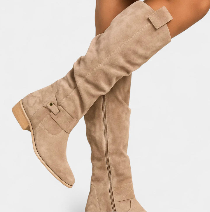 BelleVie – Botas de ante elegantes