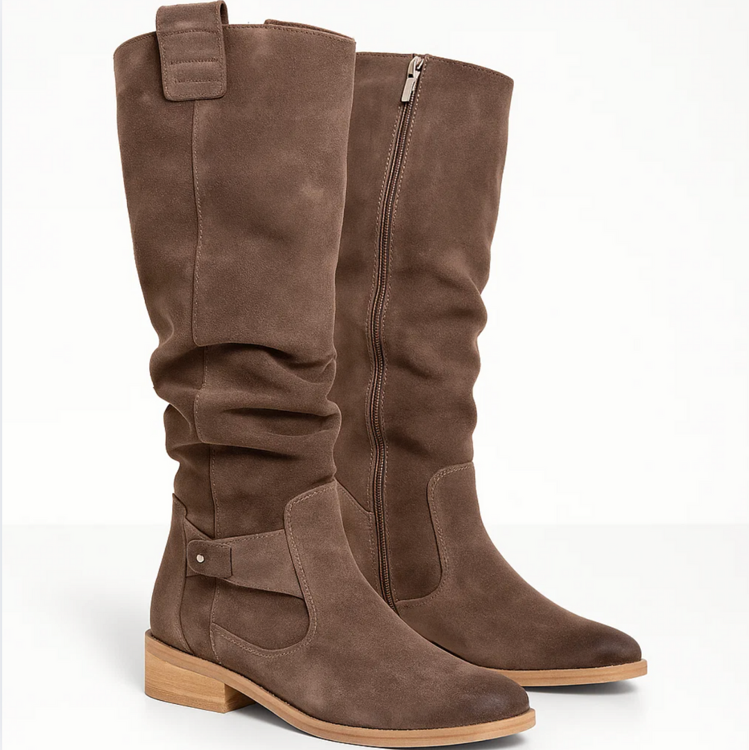 BelleVie – Botas de ante elegantes