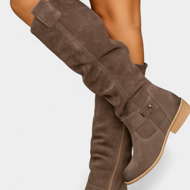 BelleVie – Botas de ante elegantes