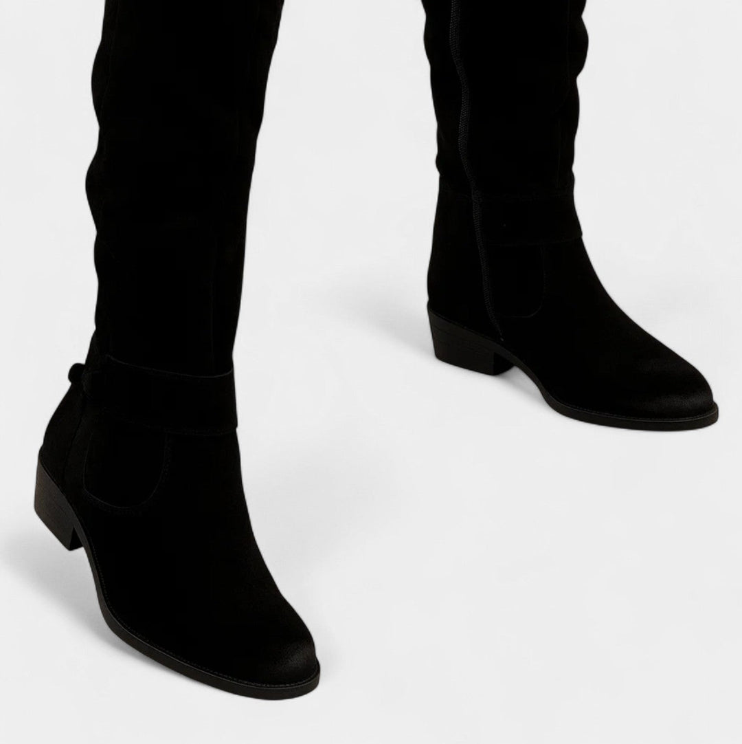 BelleVie – Botas de ante elegantes