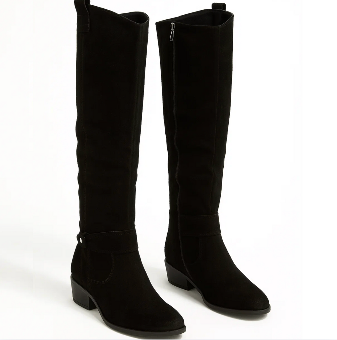 BelleVie – Botas de ante elegantes