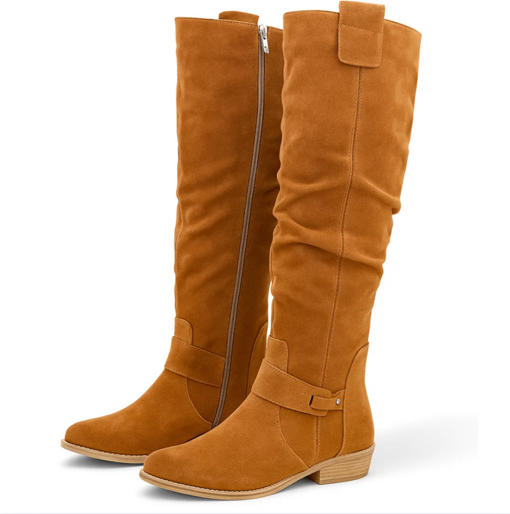 BelleVie – Botas de ante elegantes