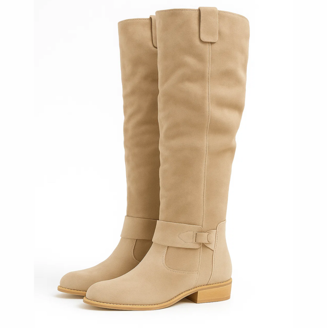 BelleVie – Botas de ante elegantes