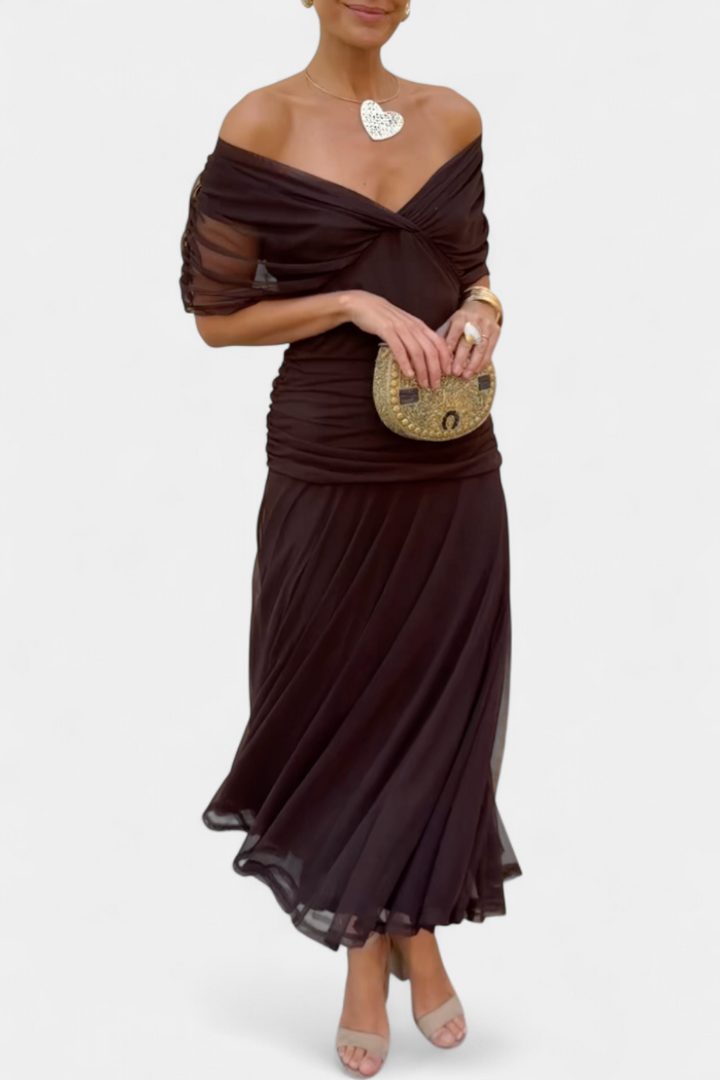 Eryzziah – Vestido elegante con estampado floral