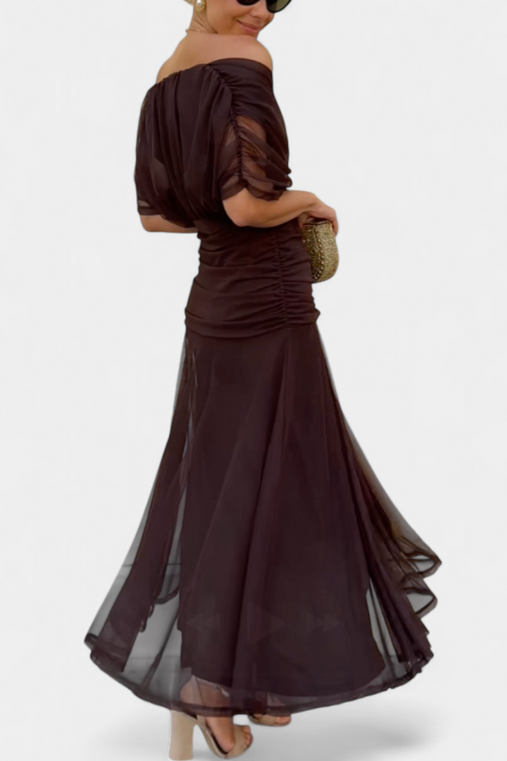 Florendra™ | Vestido Largo Floral Cuello V