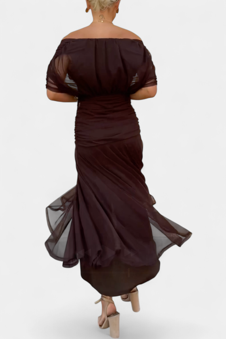 Eryzziah – Vestido elegante con estampado floral