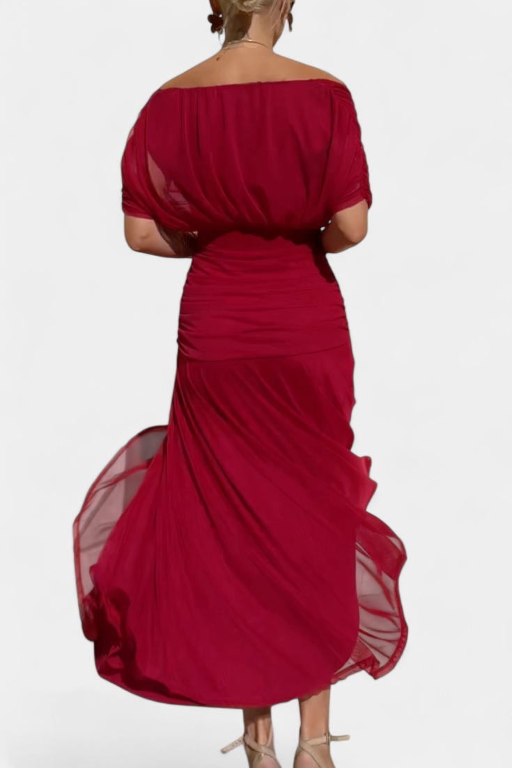 Florendra™ | Vestido Largo Floral Cuello V