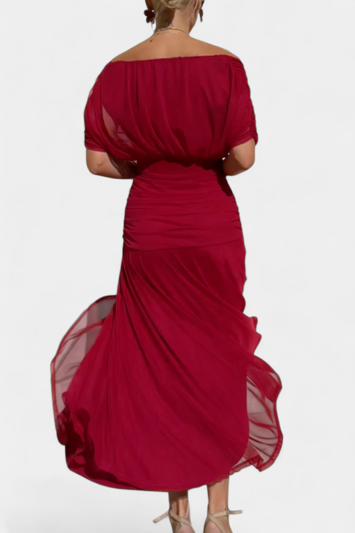 Florendra™ | Vestido Largo Floral Cuello V