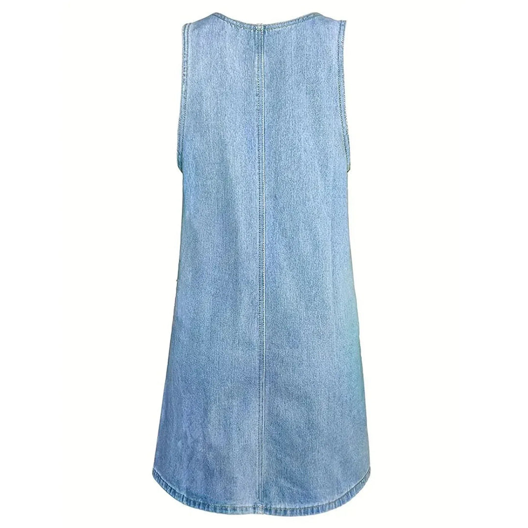 Saylor™ | Vestido casual de mezclilla