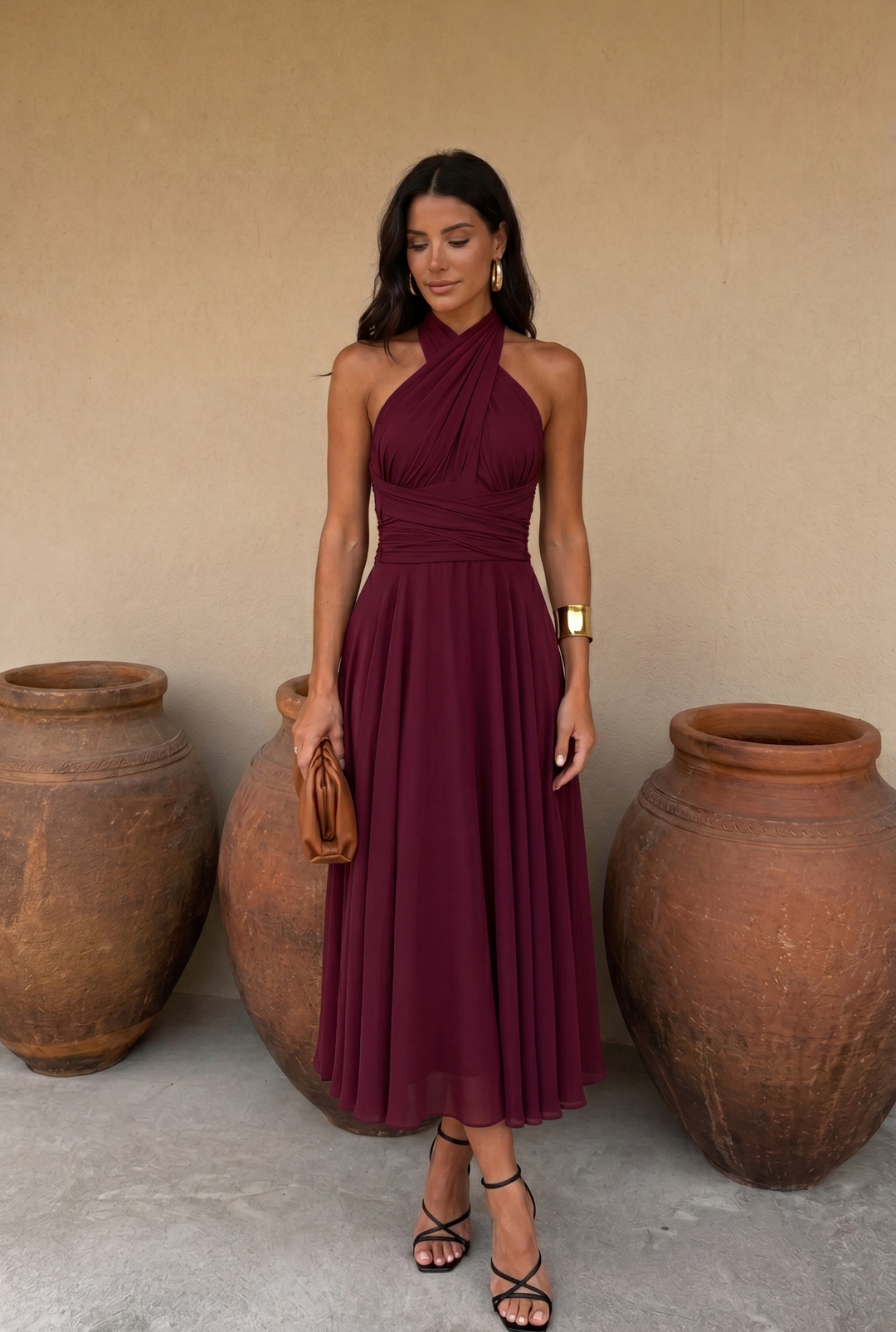 Mireia / Vestido Escote Convertible