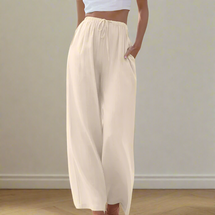 Liam | Pantalones de Verano de Pierna Ancha