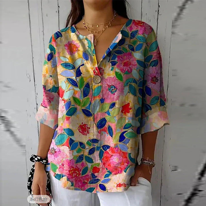 Sophie™ | Blusa floral fluida