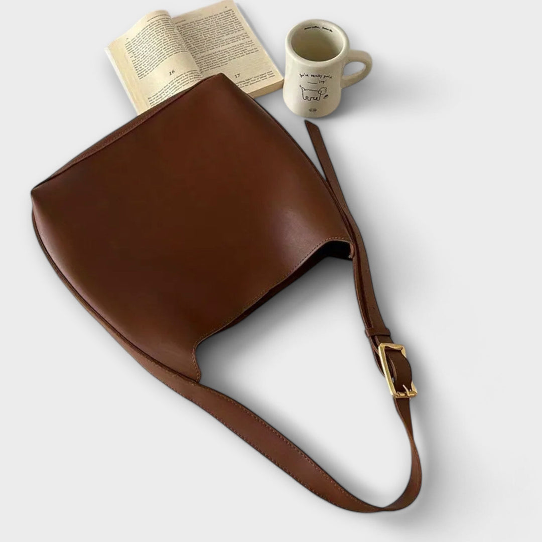 Cécile – Elegante bolsa de cuero cruzada