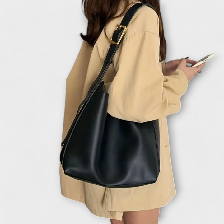 Cécile – Elegante bolsa de cuero cruzada