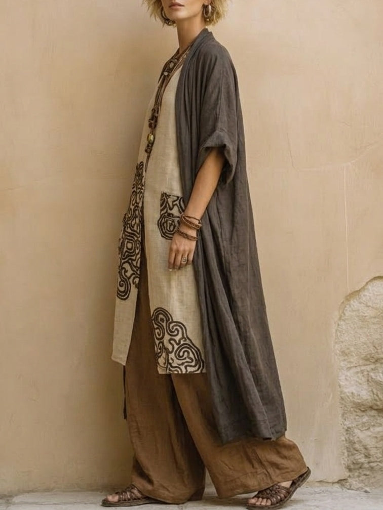 Suzanne | Conjunto Boho de Verano de Pierna Ancha